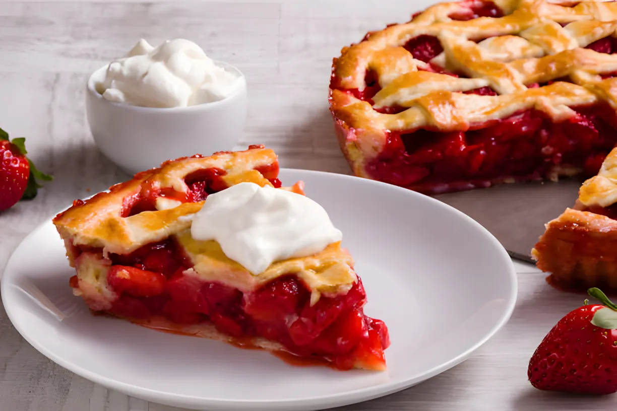 Tender Strawberry and Yoghurt Pie. Riktigt sommarrecept